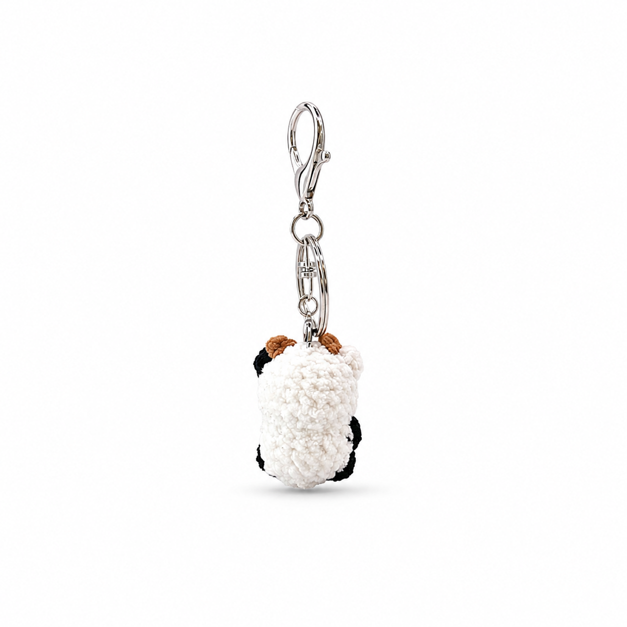 Gummy Cow Crochet Keychain Bag Charm