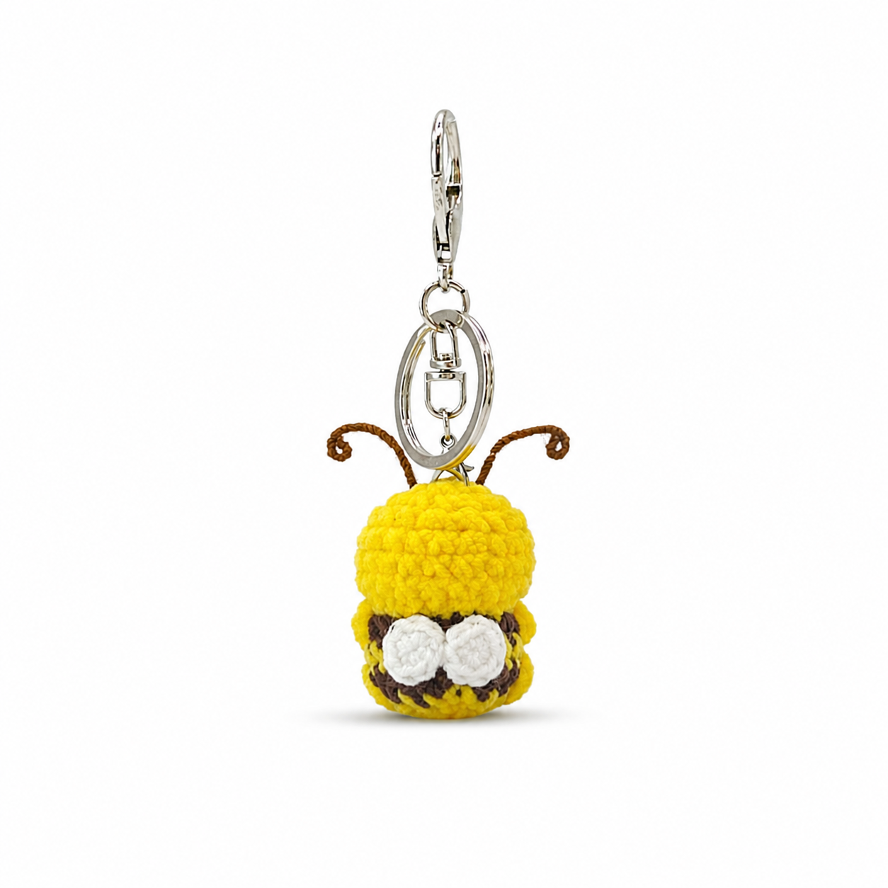 Gummy Bee Crochet Keychain Bag Charm