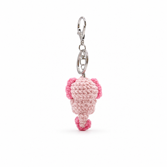 Gummy Axolotol Crochet Keychain Bag Charm