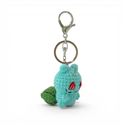 Pokemon Pikachu Psyduck Bulbasaur Squirtle Crochet Keychain Bag Charm