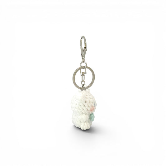 CinnamonRoll Crochet Keychain Bag Charm