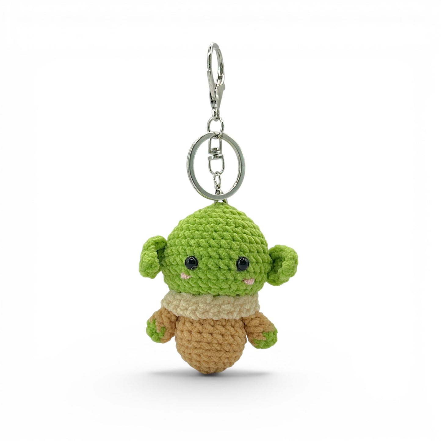 Baby Yoda From Star War Crochet Keychain Bag Charm