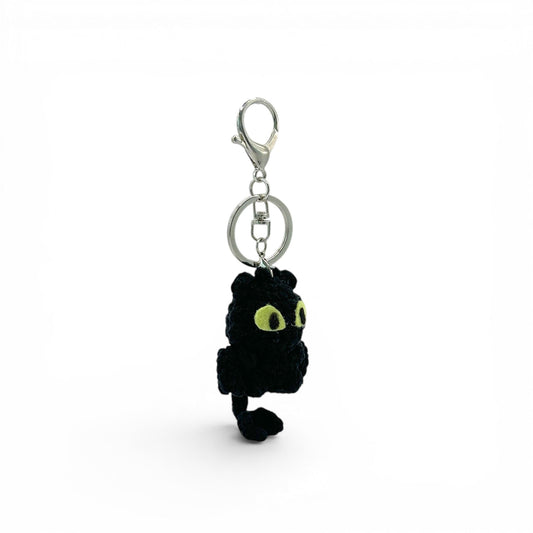 Toothless and Light Furry Crochet How to Train A Dragon Keychain Bag Charm