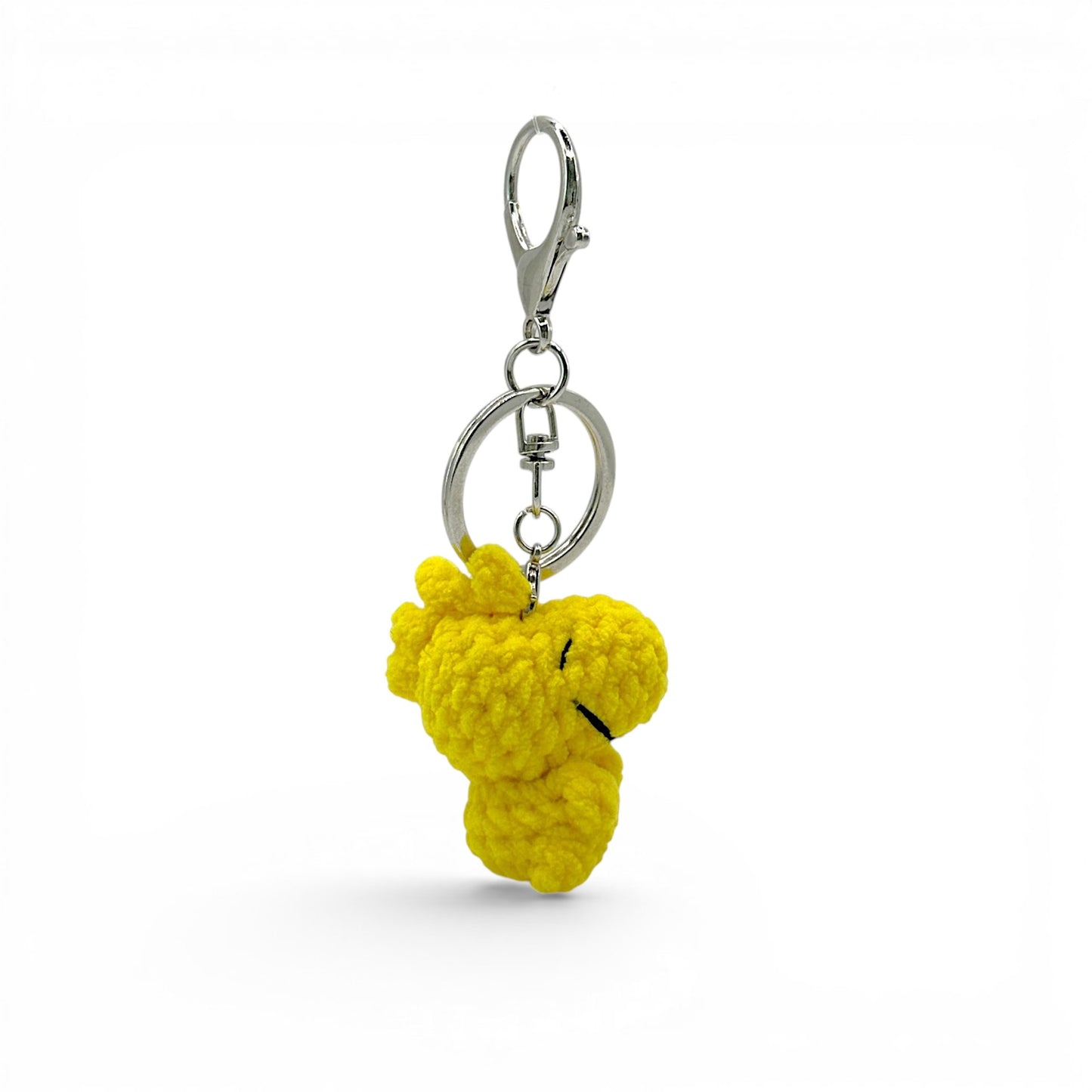 Snoopy and Woodstock Crochet Keychain Bag Charm