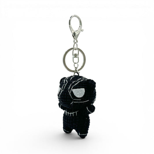 Marvel Star Black Panthor Crochet Keychain Bag Charm