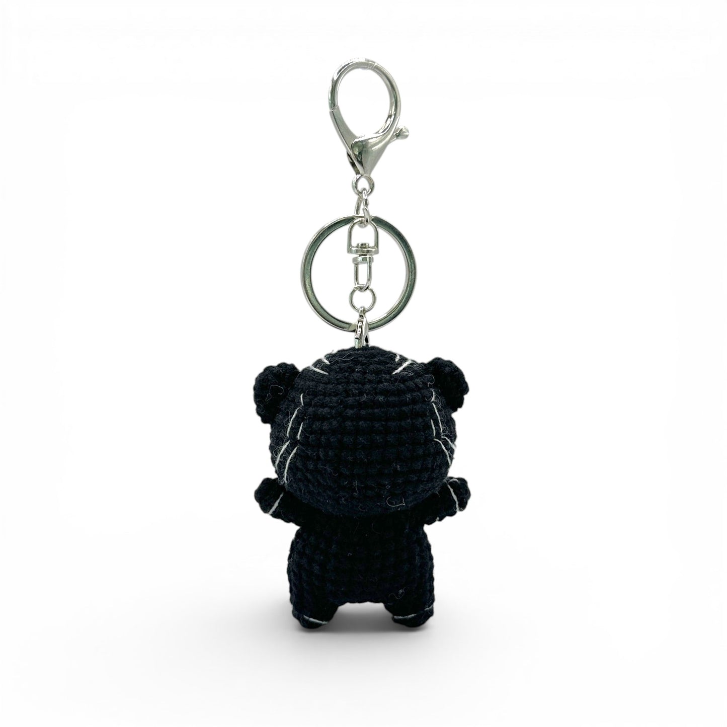 Marvel Star Black Panthor Crochet Keychain Bag Charm
