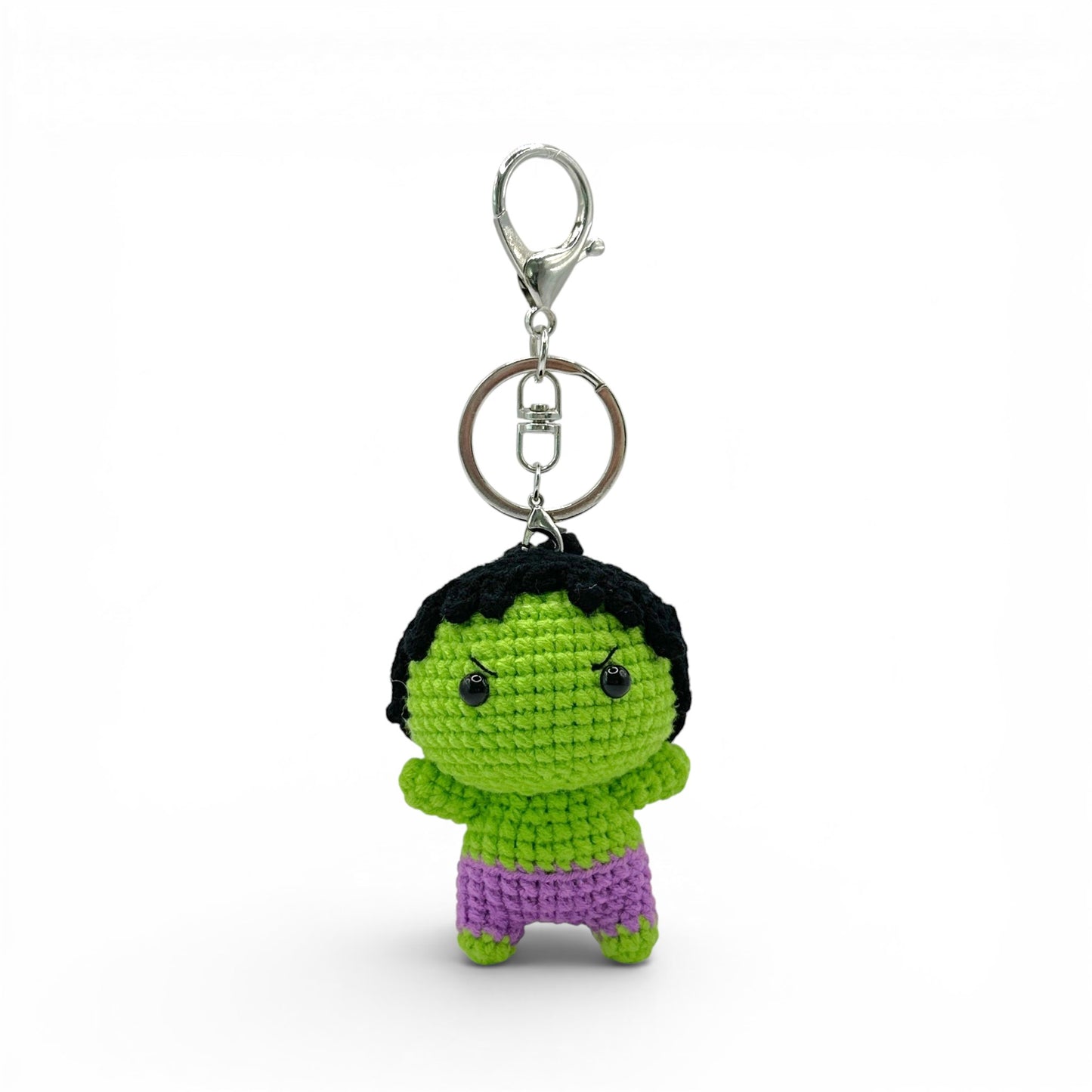 Marvel Star Hulk Crochet Keychain Bag Charm