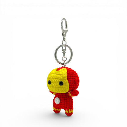 Marvel Star IronMan Crochet Keychain Bag Charm