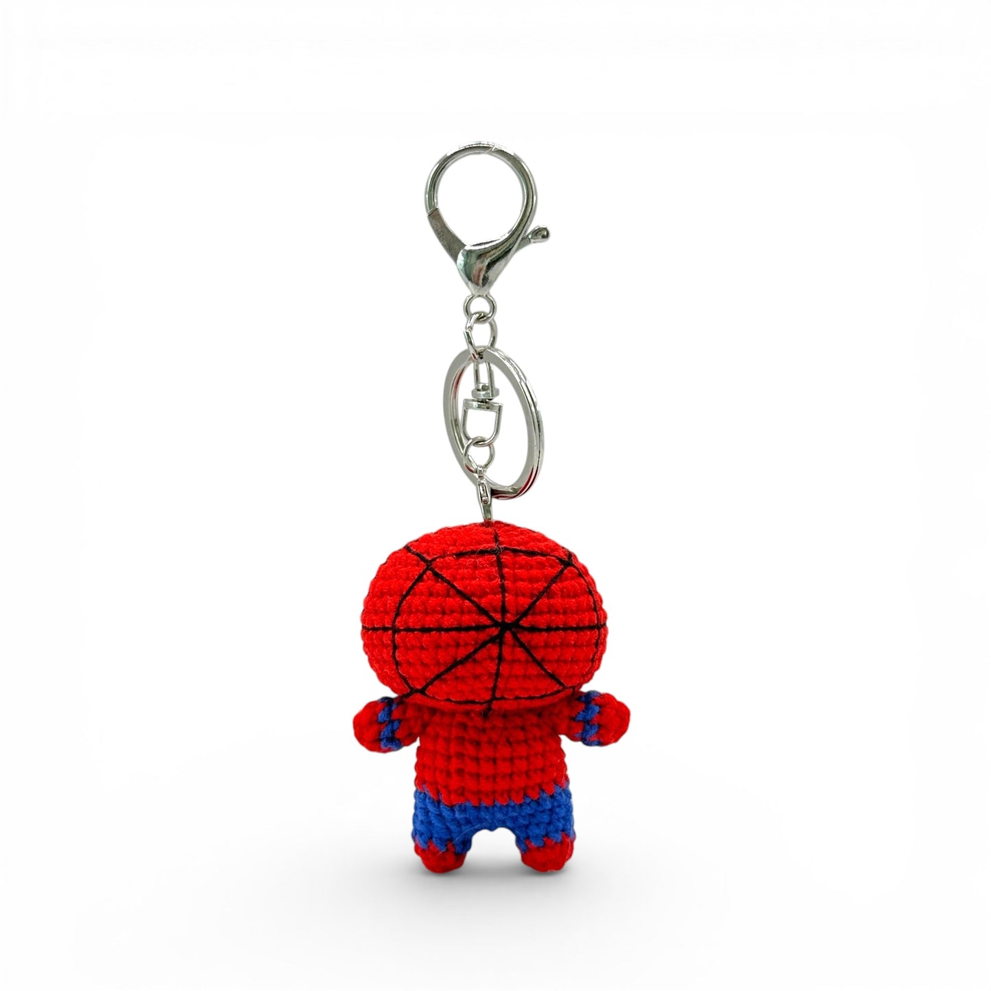 Marvel Star Spider Man Crochet Keychain Bag Charm