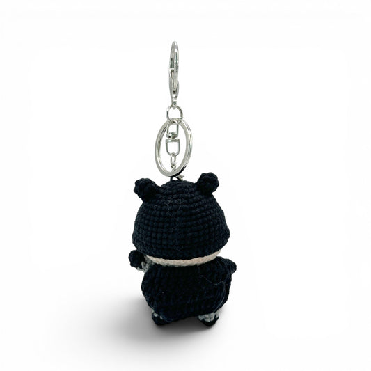 Marvel Star Bat Man Crochet Keychain Bag Charm