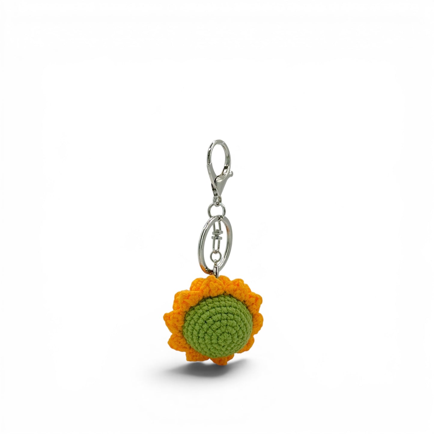 Sunflower Hello Kitty Crochet Keychain Bag Charm