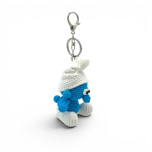 The Smurfs Crochet Keychain Bag Charm