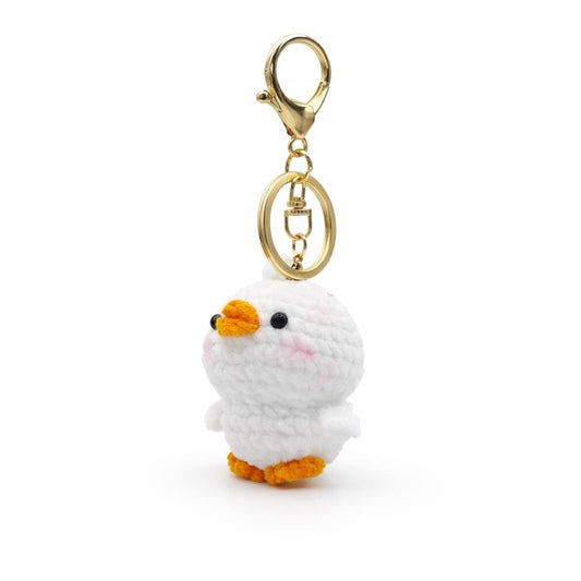 Chick Crochet Keychain Bag Charm
