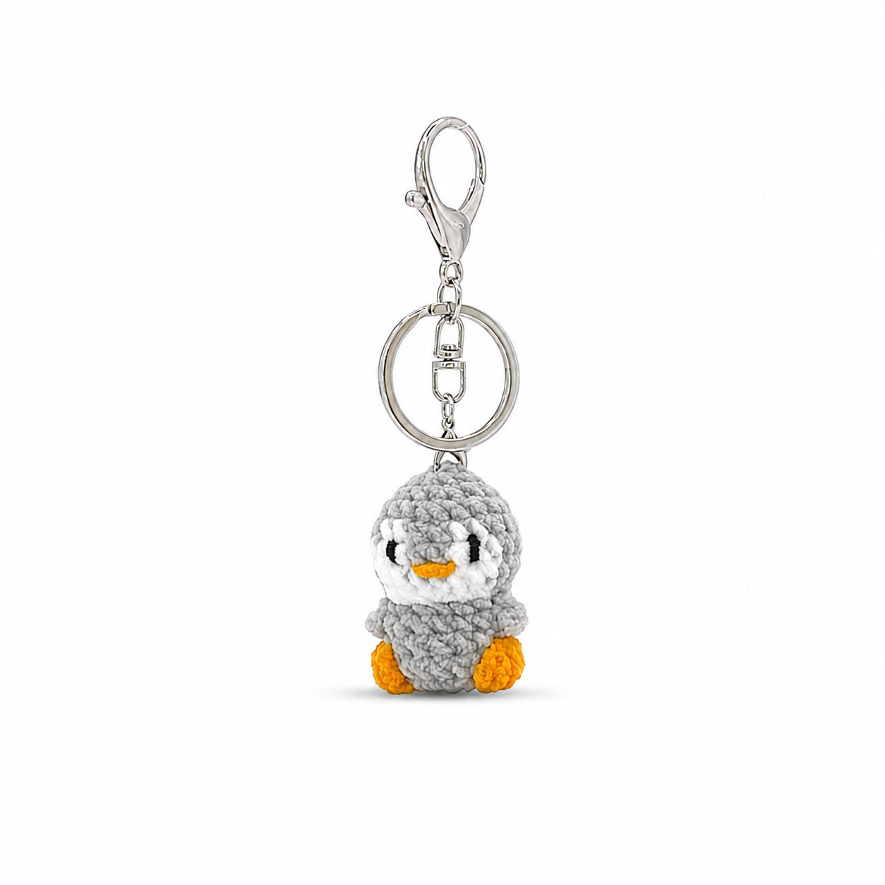 Gummy Penguin Crochet Keychain Bag Charm