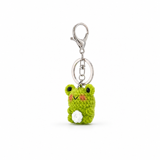 Gummy Frog Crochet Keychain Bag Charm