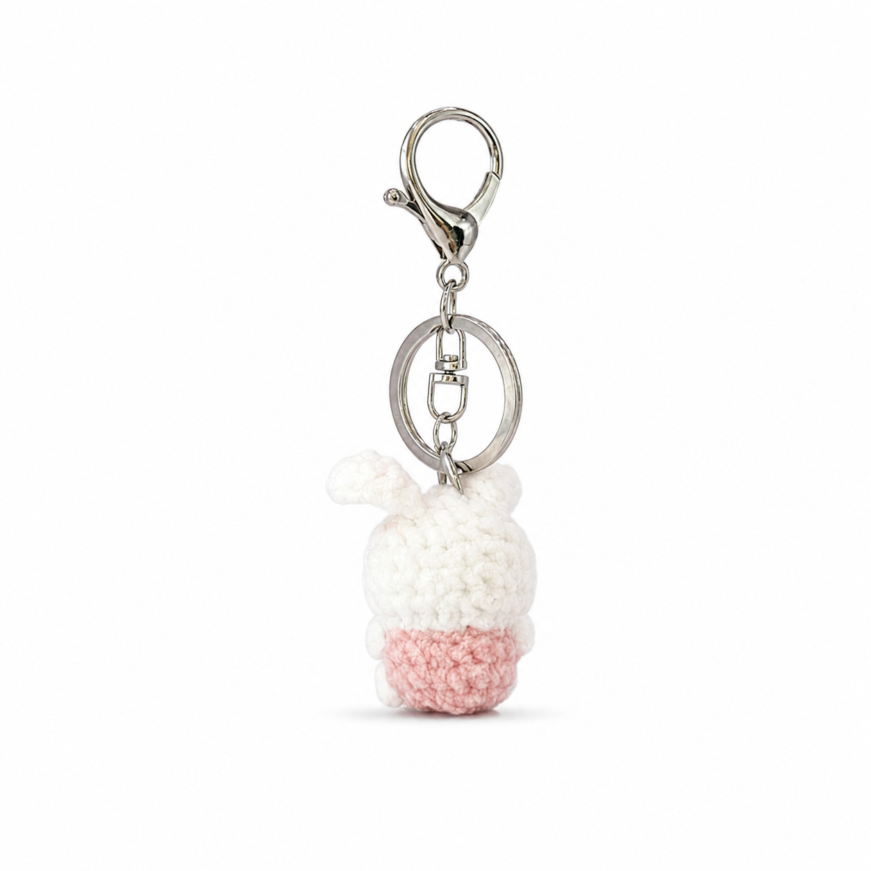 Gummy Bunny Crochet Keychain Bag Charm