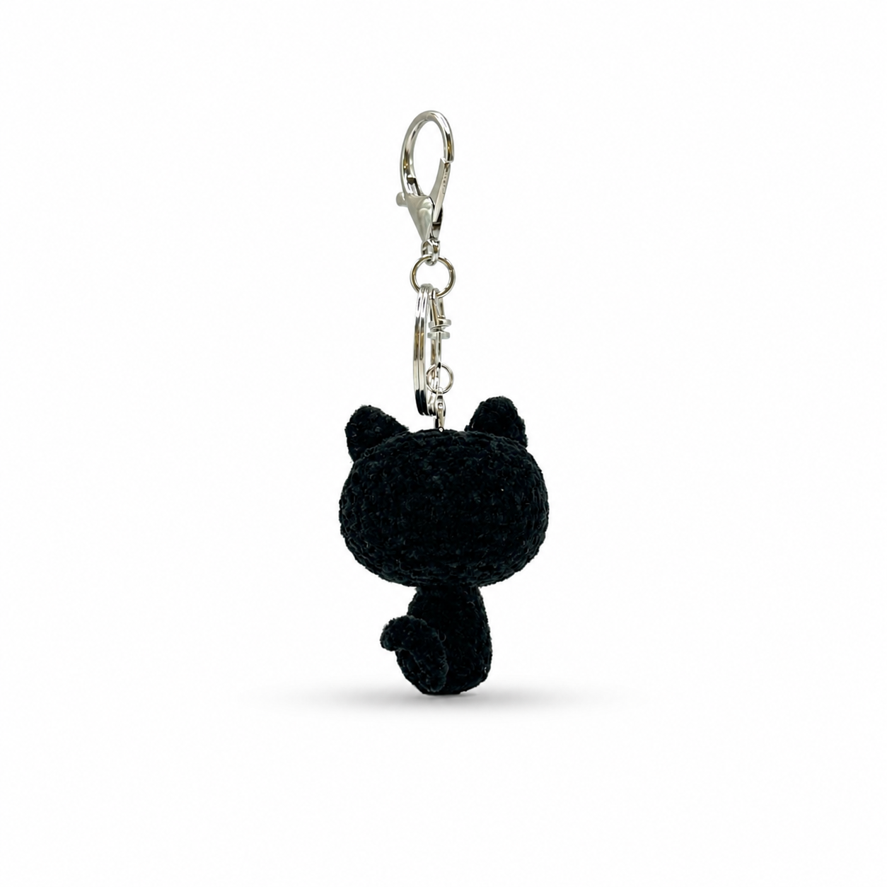 Big Eyess Cat Crochet Keychain Bag Charm