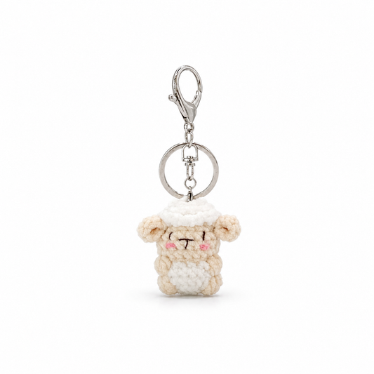 Gummy Sheep Crochet Keychain Bag Charm