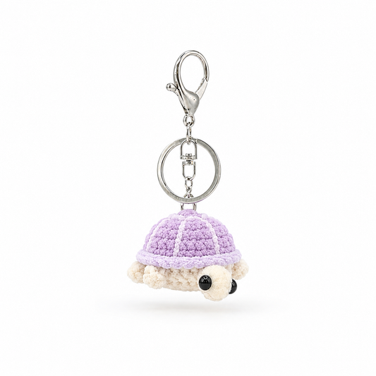 Turtle Crochet Keychain Bag Charm