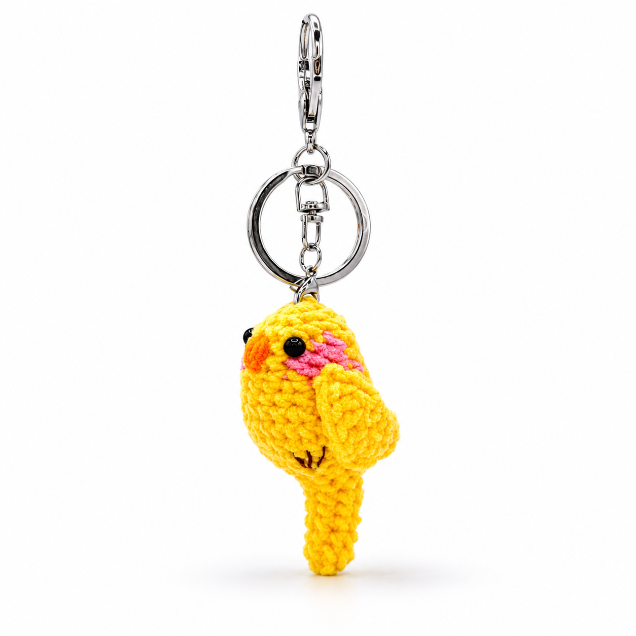 Bird Crochet Keychain Bag Charm