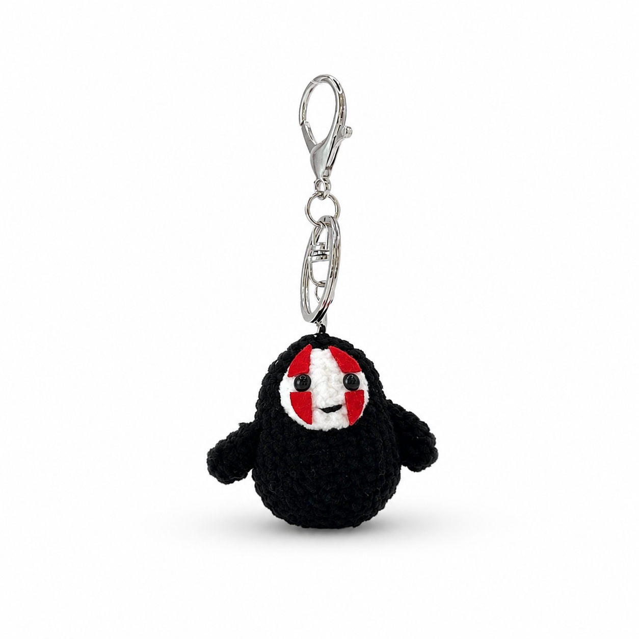 Spited Away No Face Crochet Keychain Bag Charm