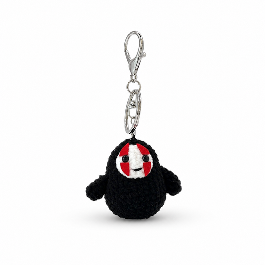 Spited Away No Face Crochet Keychain Bag Charm