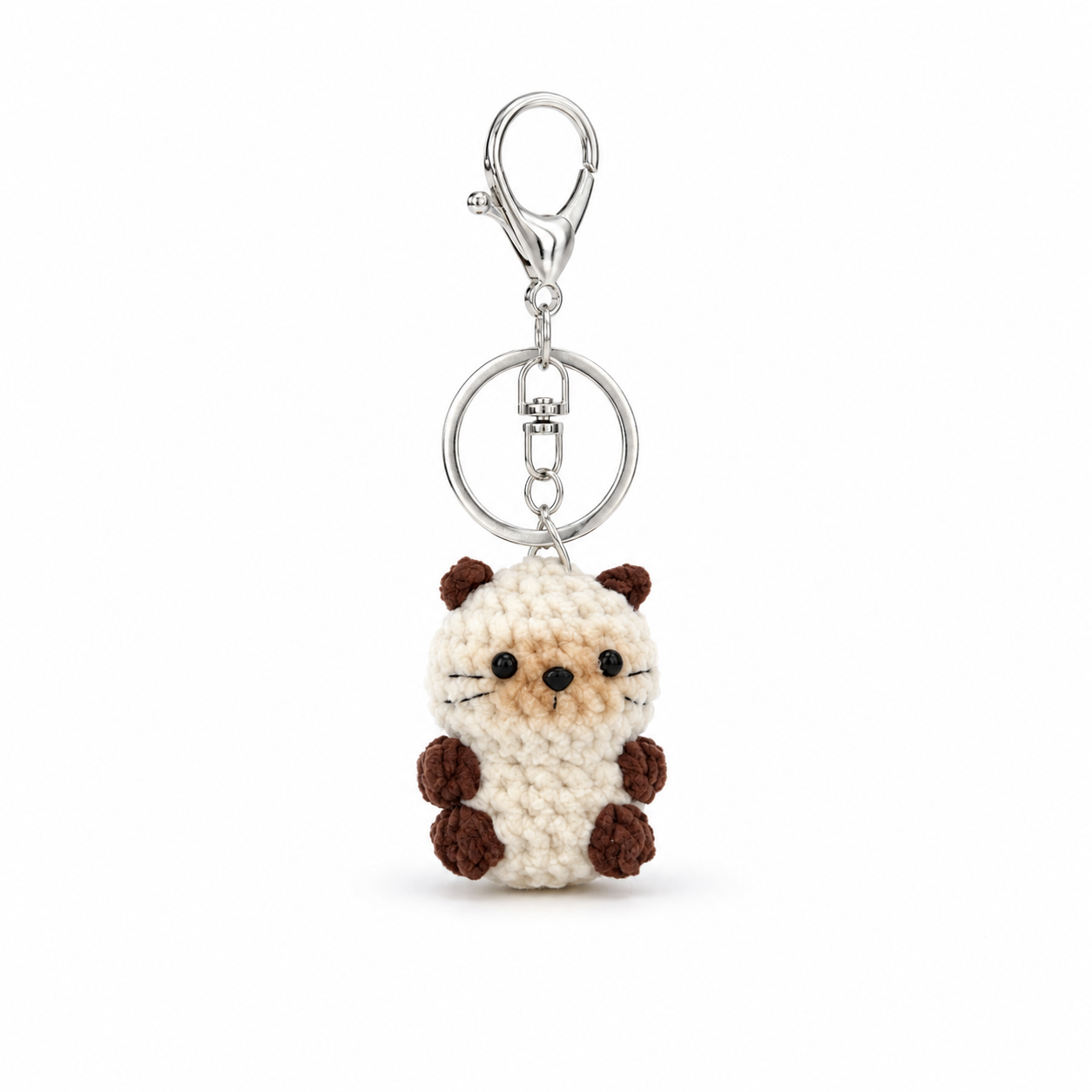 Gummy Cat Crochet Keychain Bag Charm