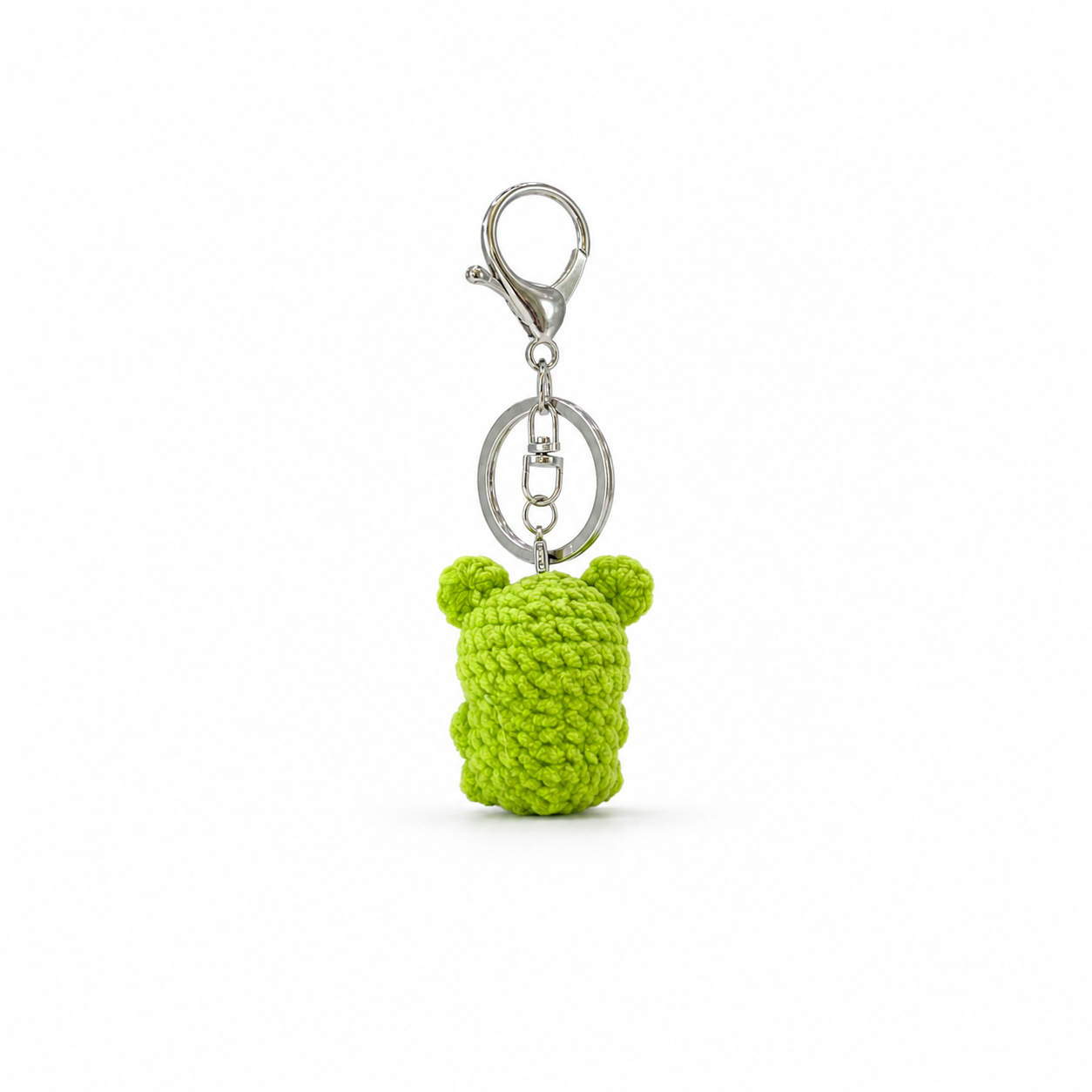 Gummy Frog Crochet Keychain Bag Charm