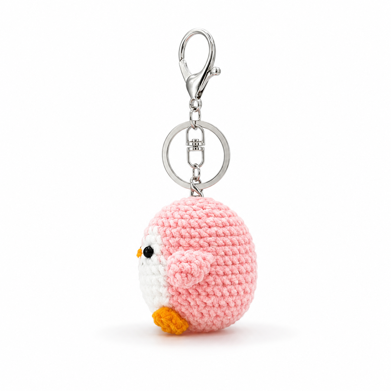 Penguin Crochet Keychain Bag Charm