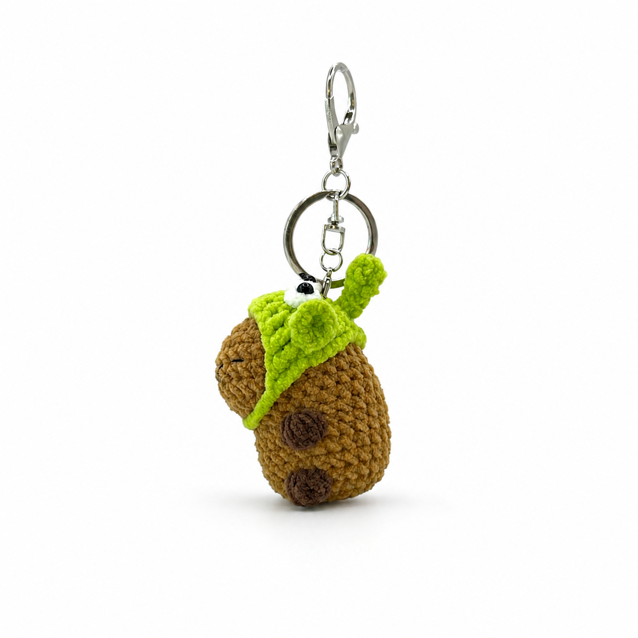 Capybara With Hats Crochet Keychain Bag Charm