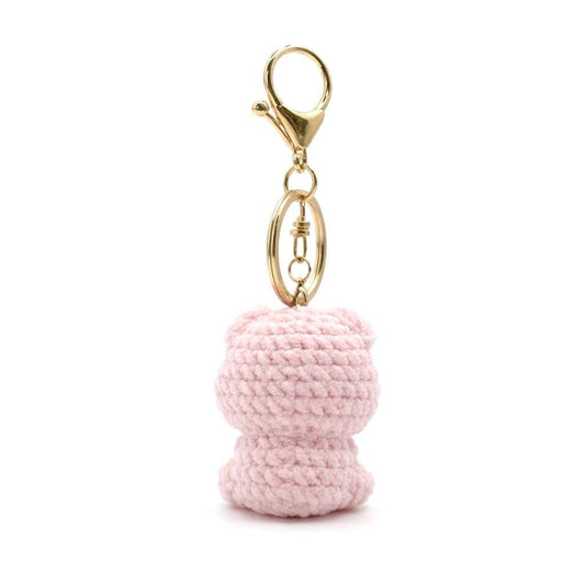 Pig Crochet Keychain Bag Charm