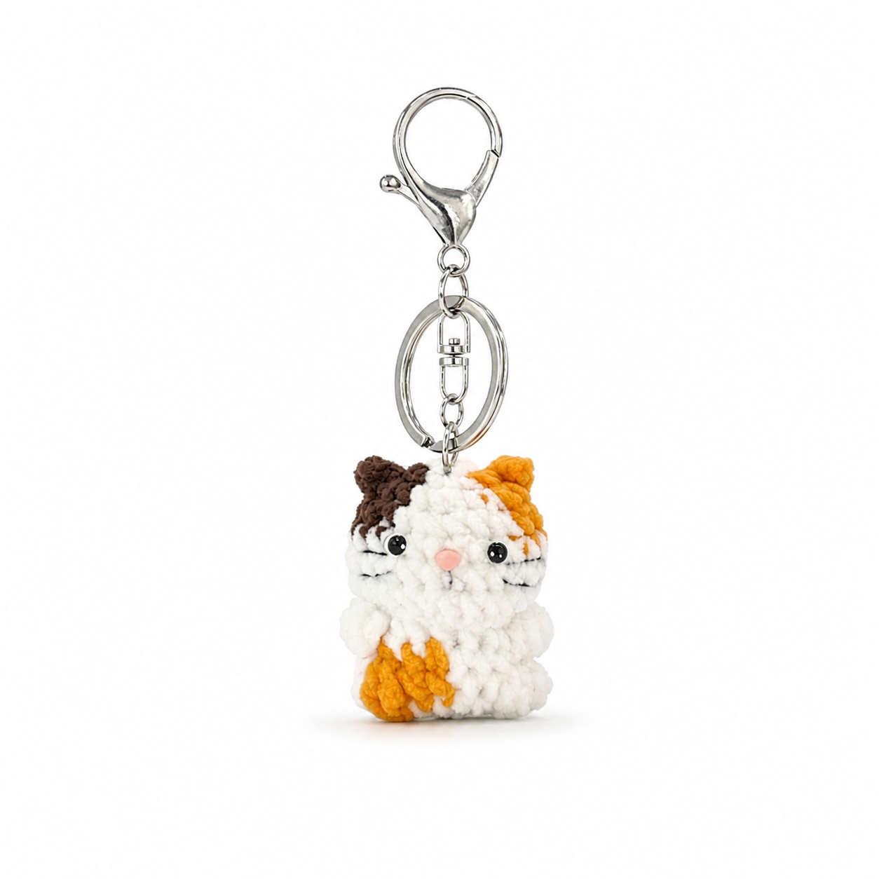 Gummy Cat Crochet Keychain Bag Charm