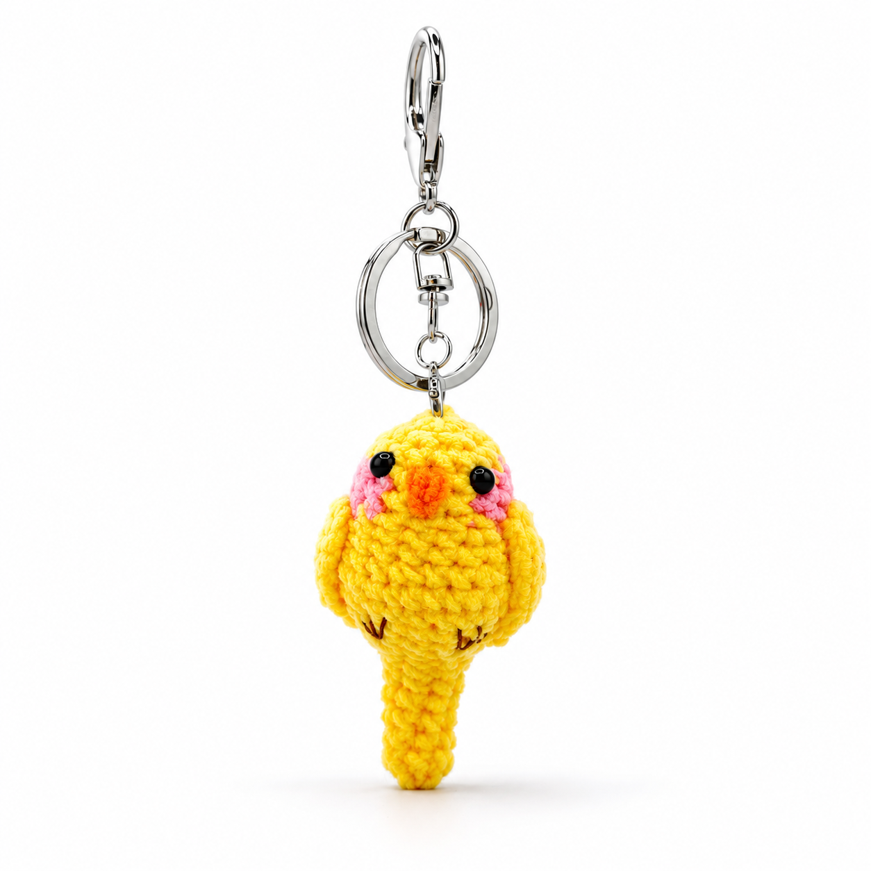 Bird Crochet Keychain Bag Charm