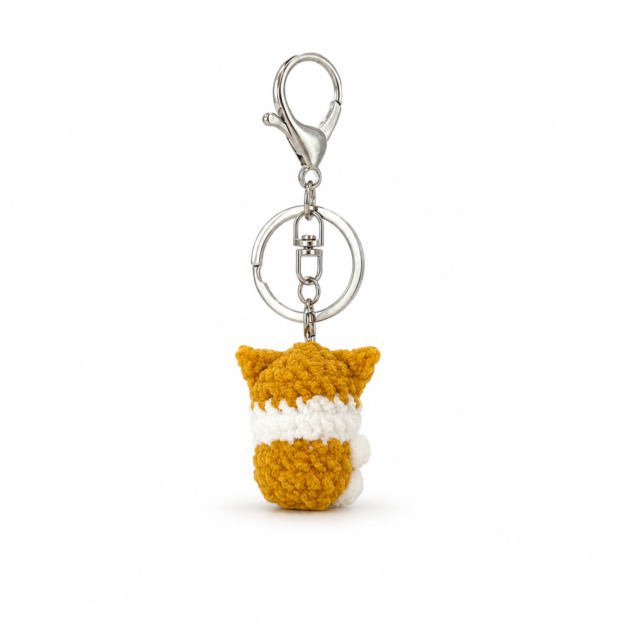 Gummy Dog Shiba Inu Crochet Keychain Bag Charm