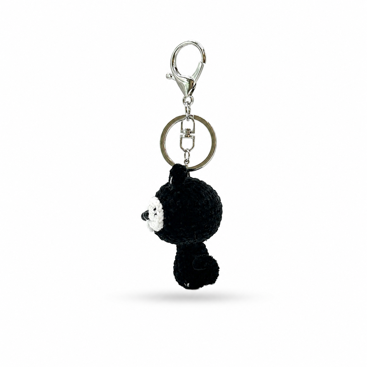 Big Eyess Cat Crochet Keychain Bag Charm