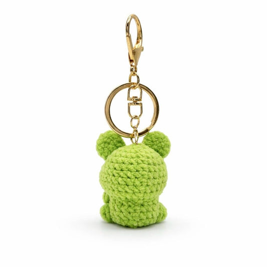 Frog Crochet Keychain Bag Charm