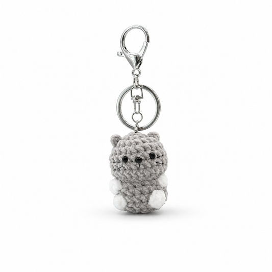 Gummy Cat Crochet Keychain Bag Charm