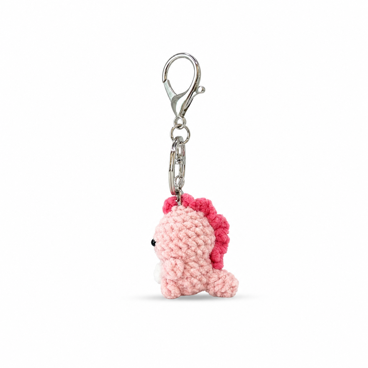 Gummy Dinosaur Crochet Keychain Bag Charm