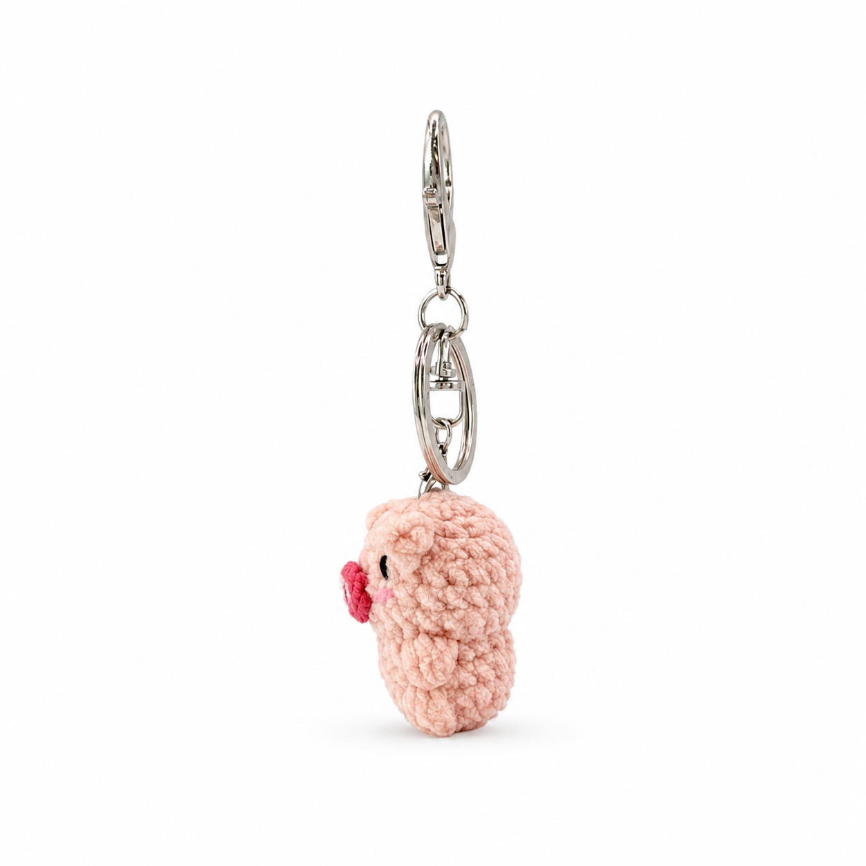 Gummy Piggy Crochet Keychain Bag Charm