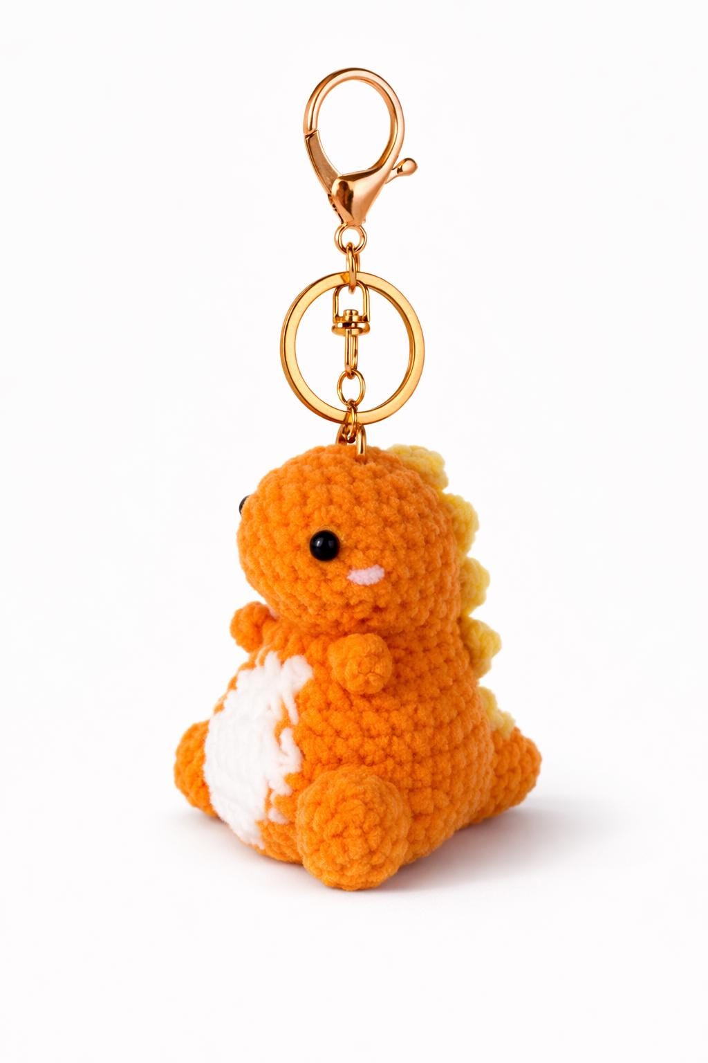 Dinosaur Crochet Bag Charm