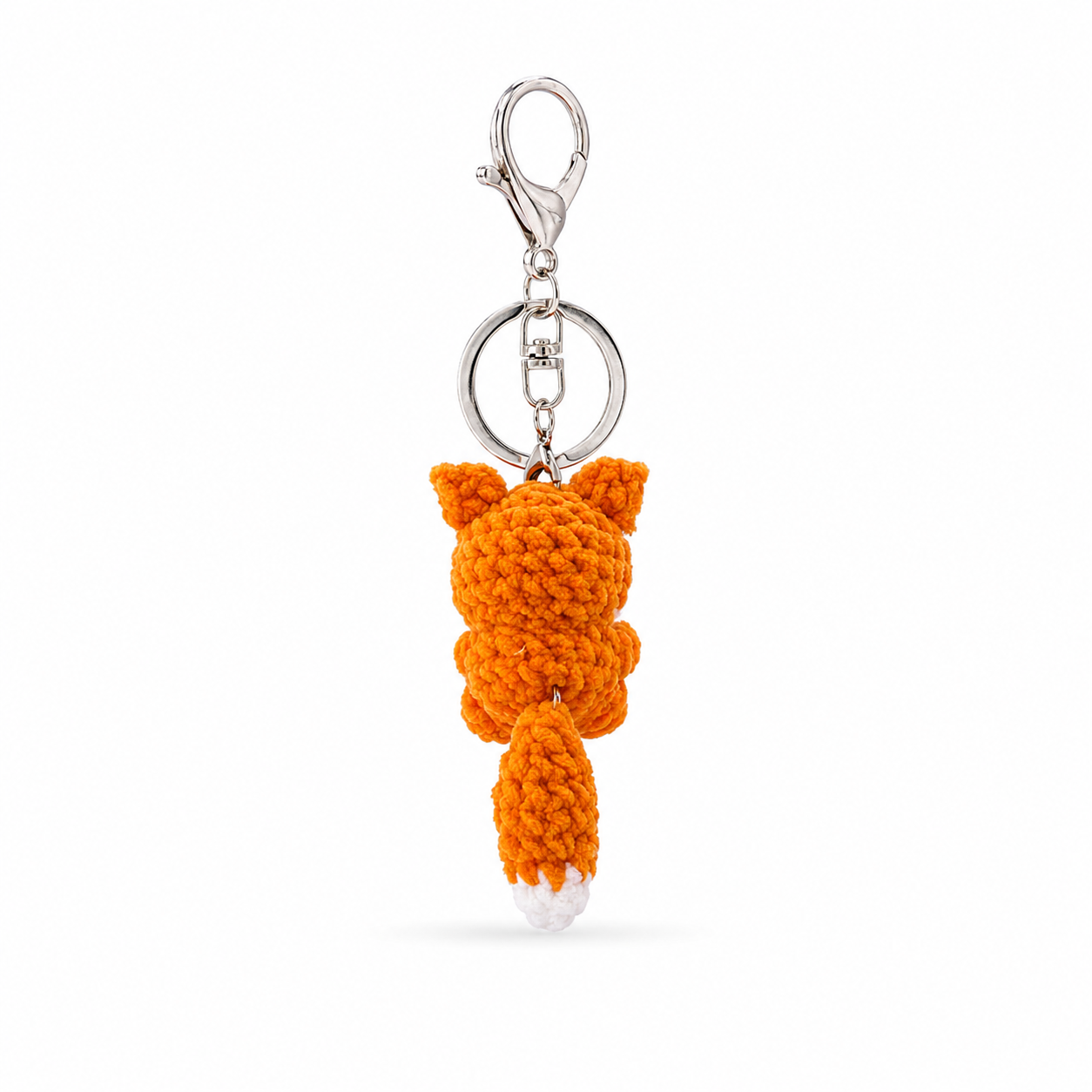 Gummy Fox Crochet Keychain Bag Charm