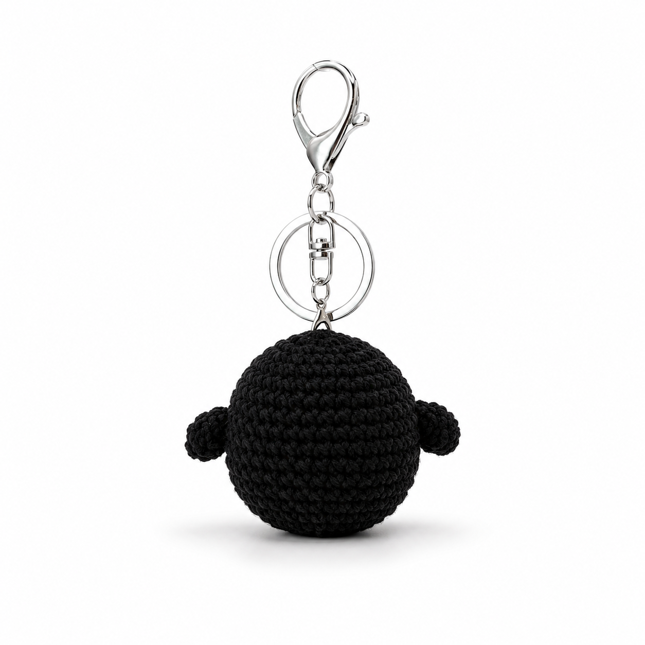Chubby Penguin Crochet Keychain Bag Charm