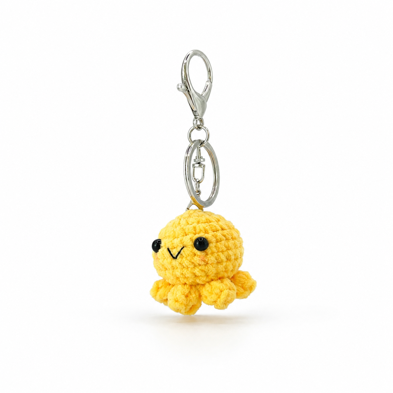Octopus Crochet Keychain Bag Charm