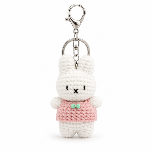 Miffy Crochet Keychain Bag Charm