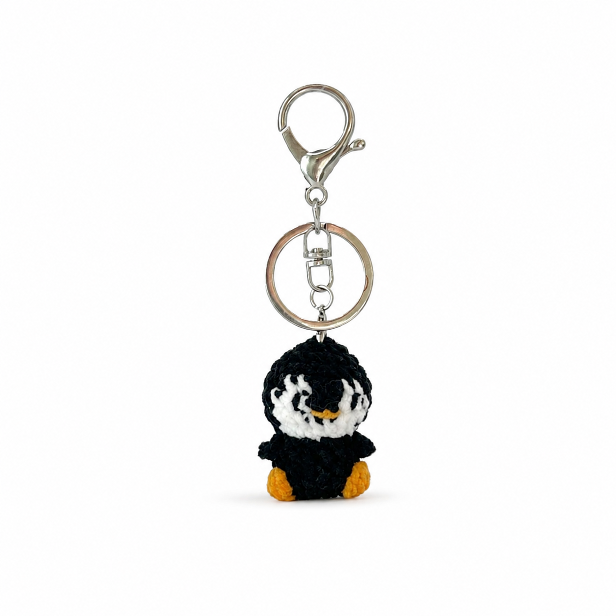 Gummy Penguin Crochet Keychain Bag Charm