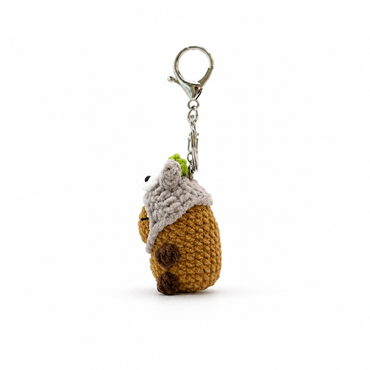 Capybara With Hats Crochet Keychain Bag Charm