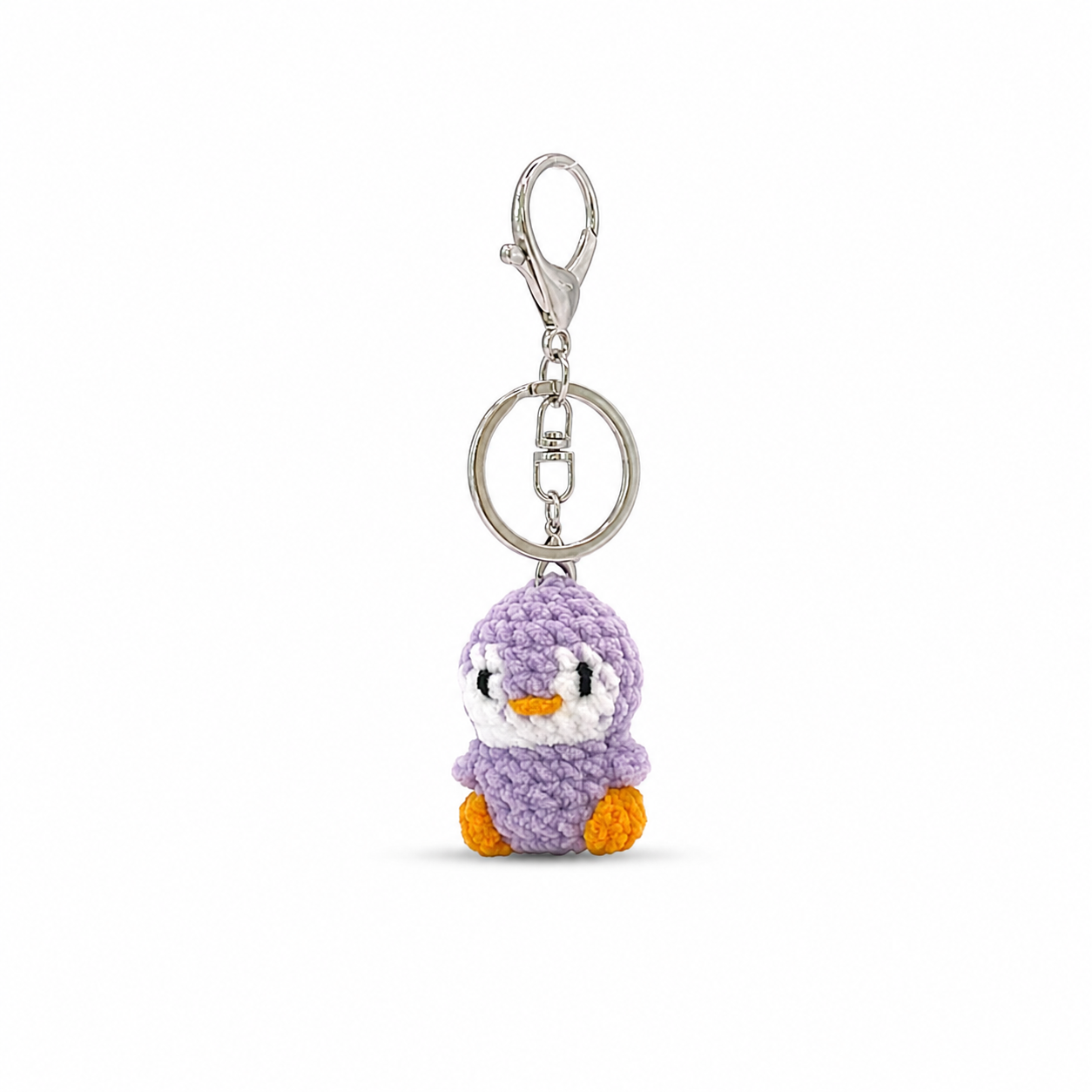 Gummy Penguin Crochet Keychain Bag Charm