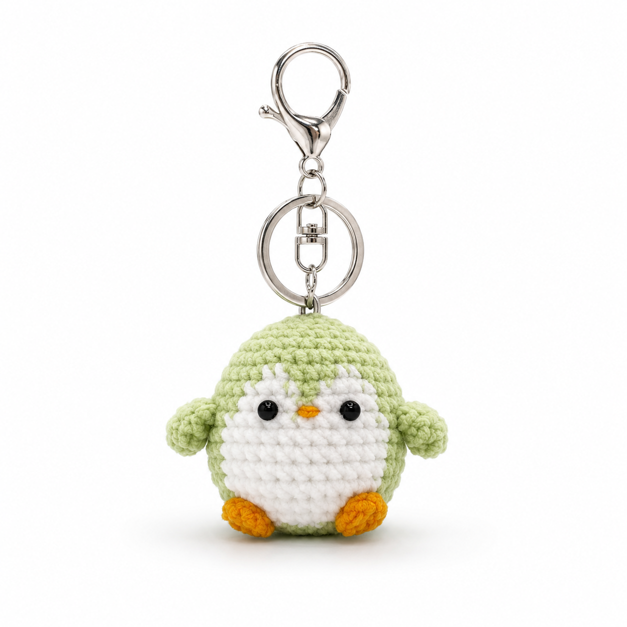 Penguin Crochet Keychain Bag Charm