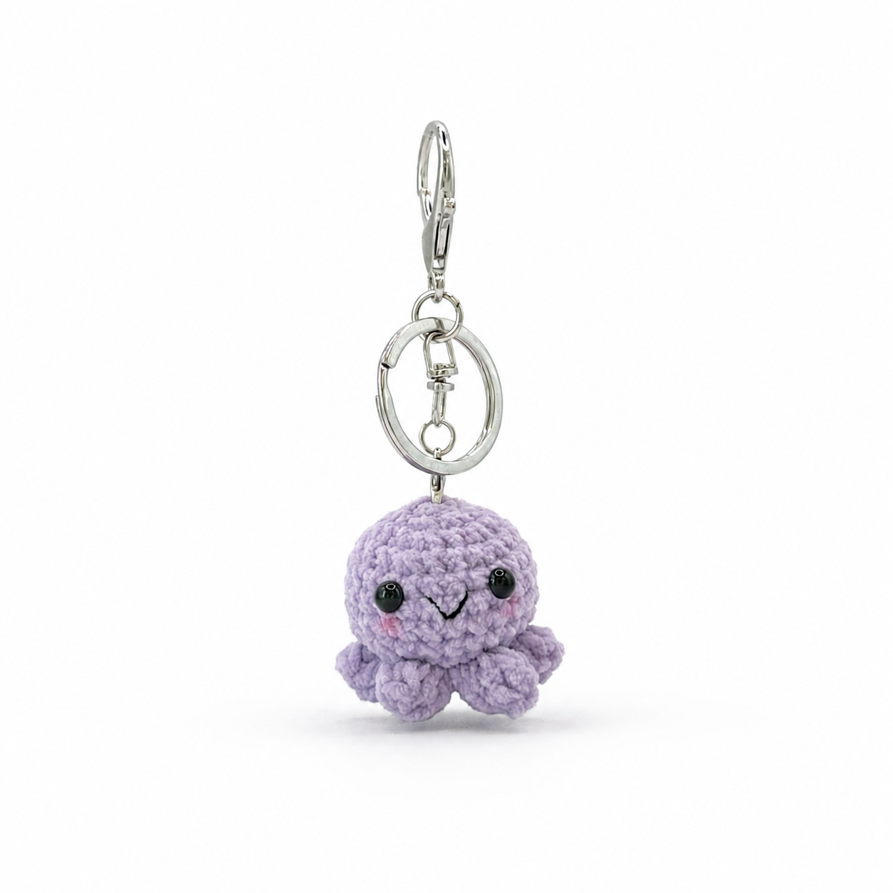 Octopus Crochet Keychain Bag Charm