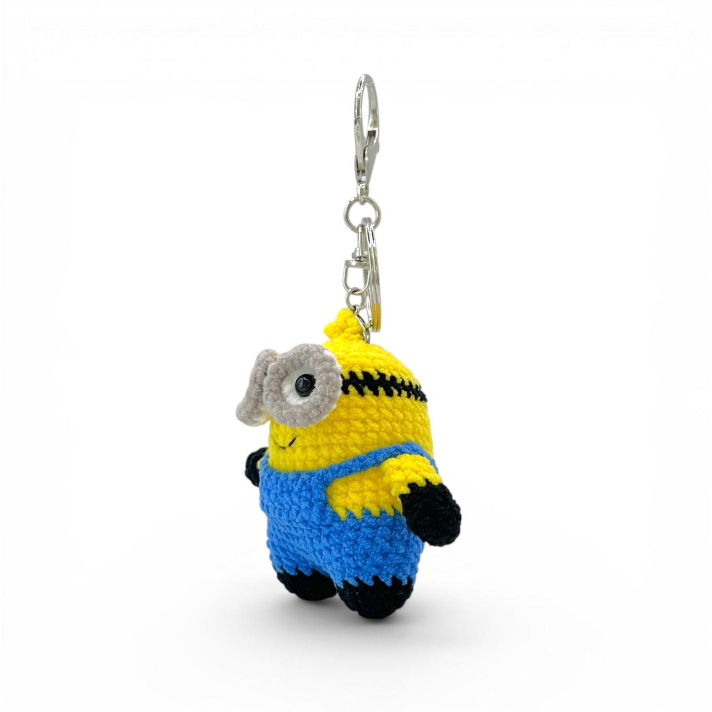 Minion Crochet Keychain Bag Charm